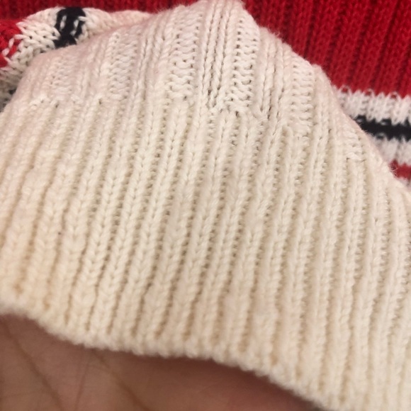 ABERCROMBIE & FITCH Womens Medium Mock Neck Sleeveless Sweater Vest Stripe NWT - Picture 10 of 16